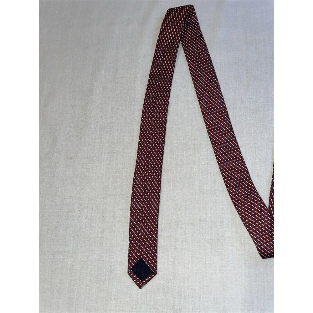 Brooks Brothers Makers Men’s Dress Tie Size 57” Red Striped Silk Business Formal
